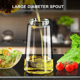 2-in-1 Oil Sprayer & Dispenser Bottle (500ml) – Glass Oil Spray Bottle for Cooking, Air Fryer, BBQ & Salad