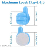 Creative Silicon thumb wall hook - Multifunctional self adhesive aesthetic wall hook